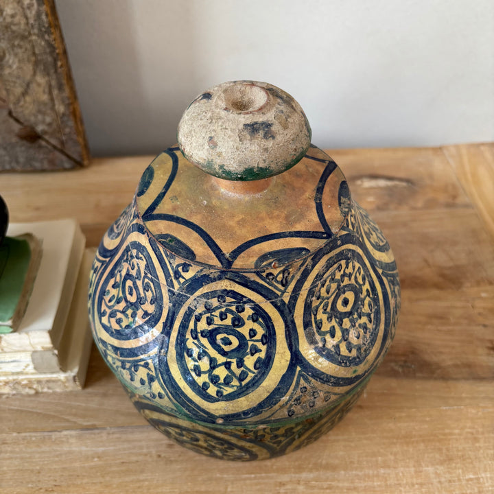 Antique Moroccan Safi Jubbaha Pot | Sulafa
