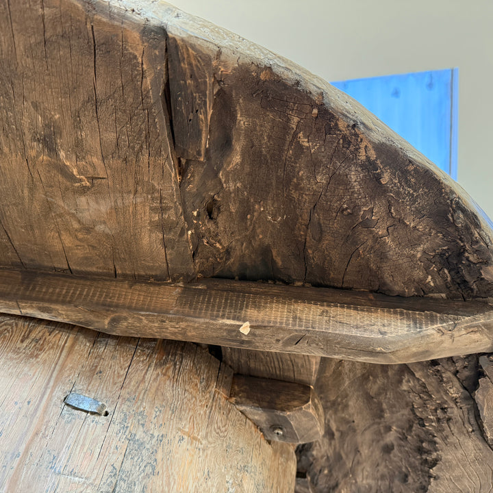 Rustic Timber Round Dining Table | Harrogate