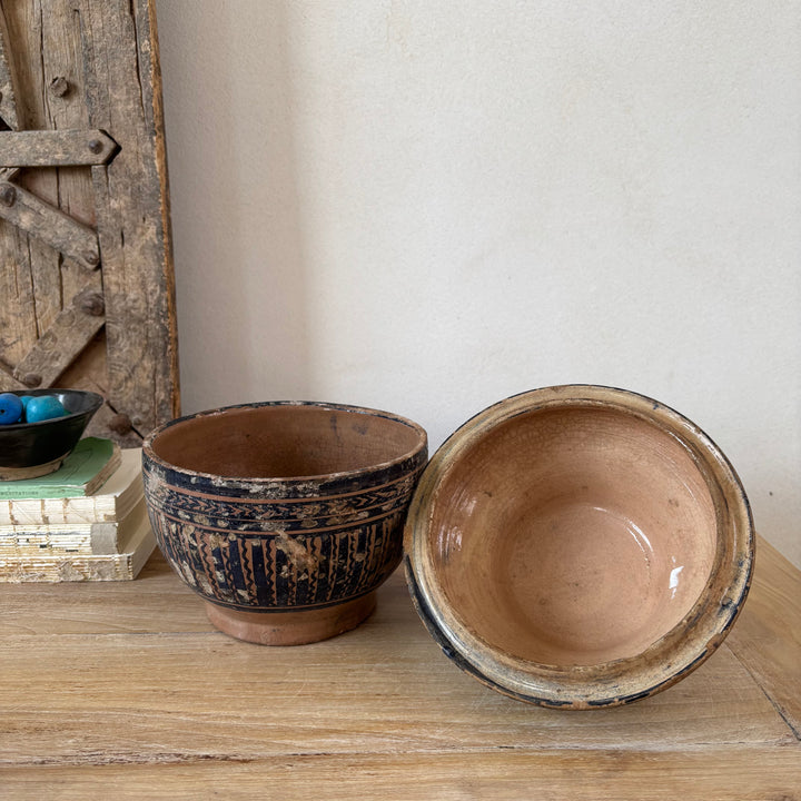 Antique Moroccan Safi Jubbaha Pot | Menna