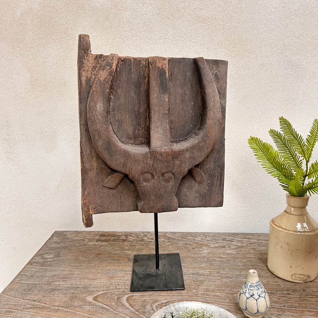 Small Antique Sumba Handcarved Panel | Budi
