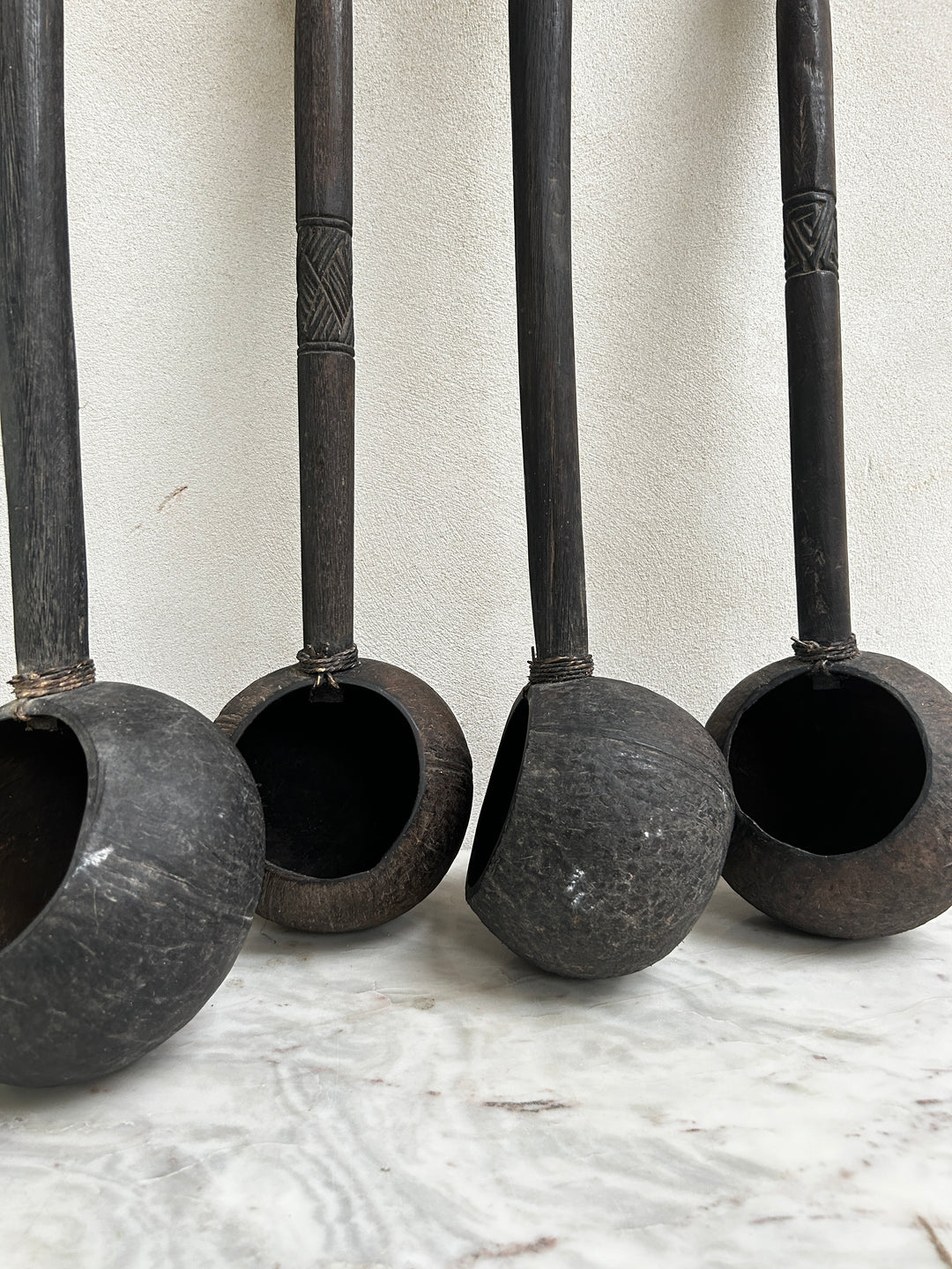 Antique Tribal Coconut Wooden Ladle