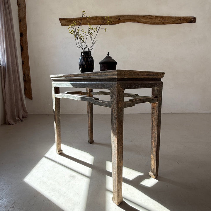 Antique Small Elm Console Table | Isla