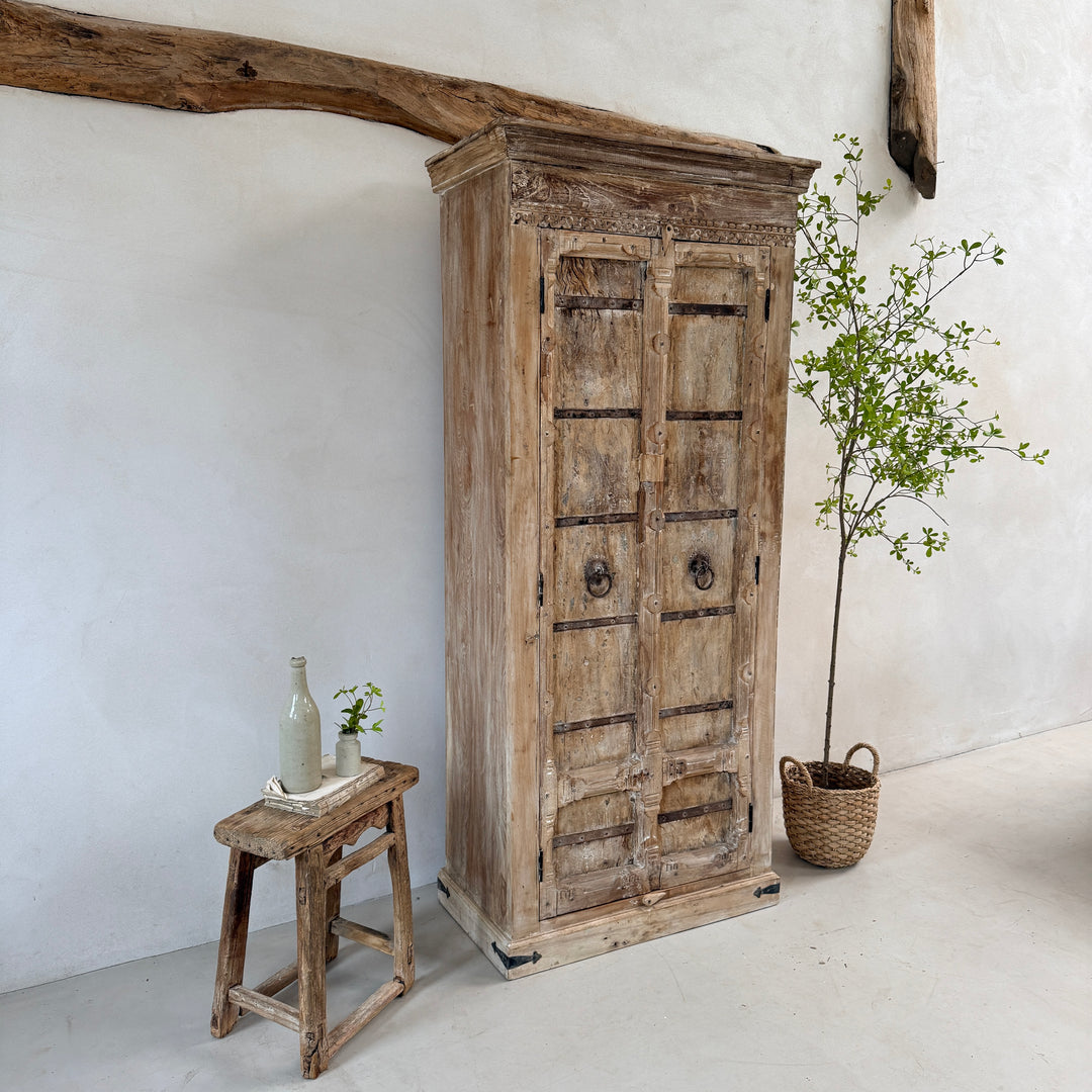 Reclaimed Carved Door Cupboard | Mina