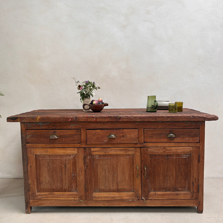 Vintage Workbench Kitchen Island | Elena