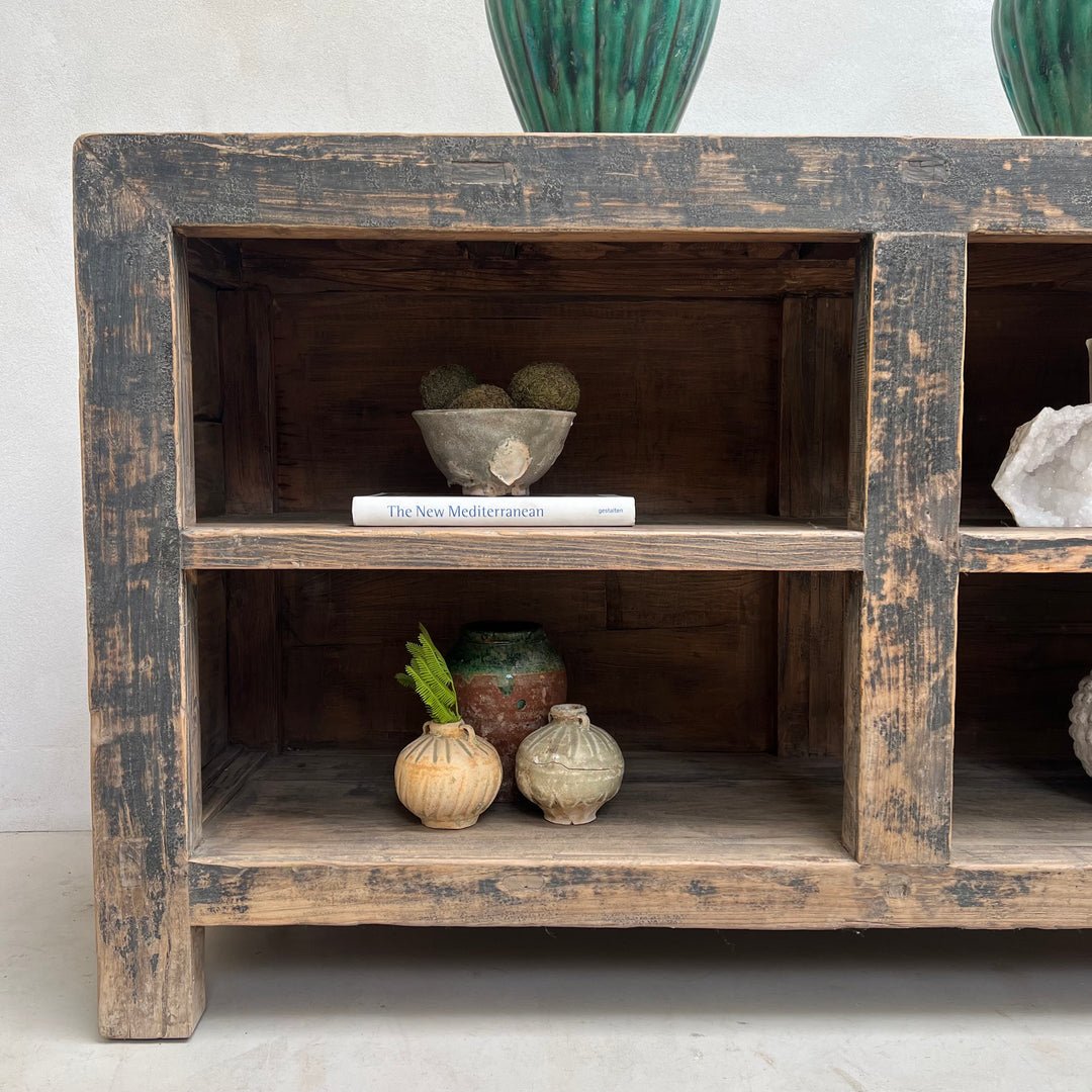 Antique rustic shop counter | Eliot