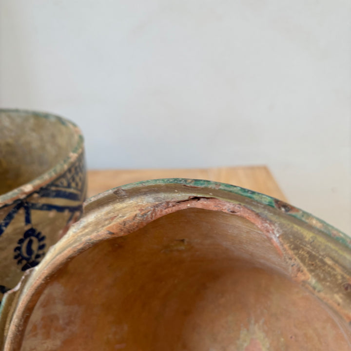 Antique Moroccan Safi Jubbaha Pot | Safi