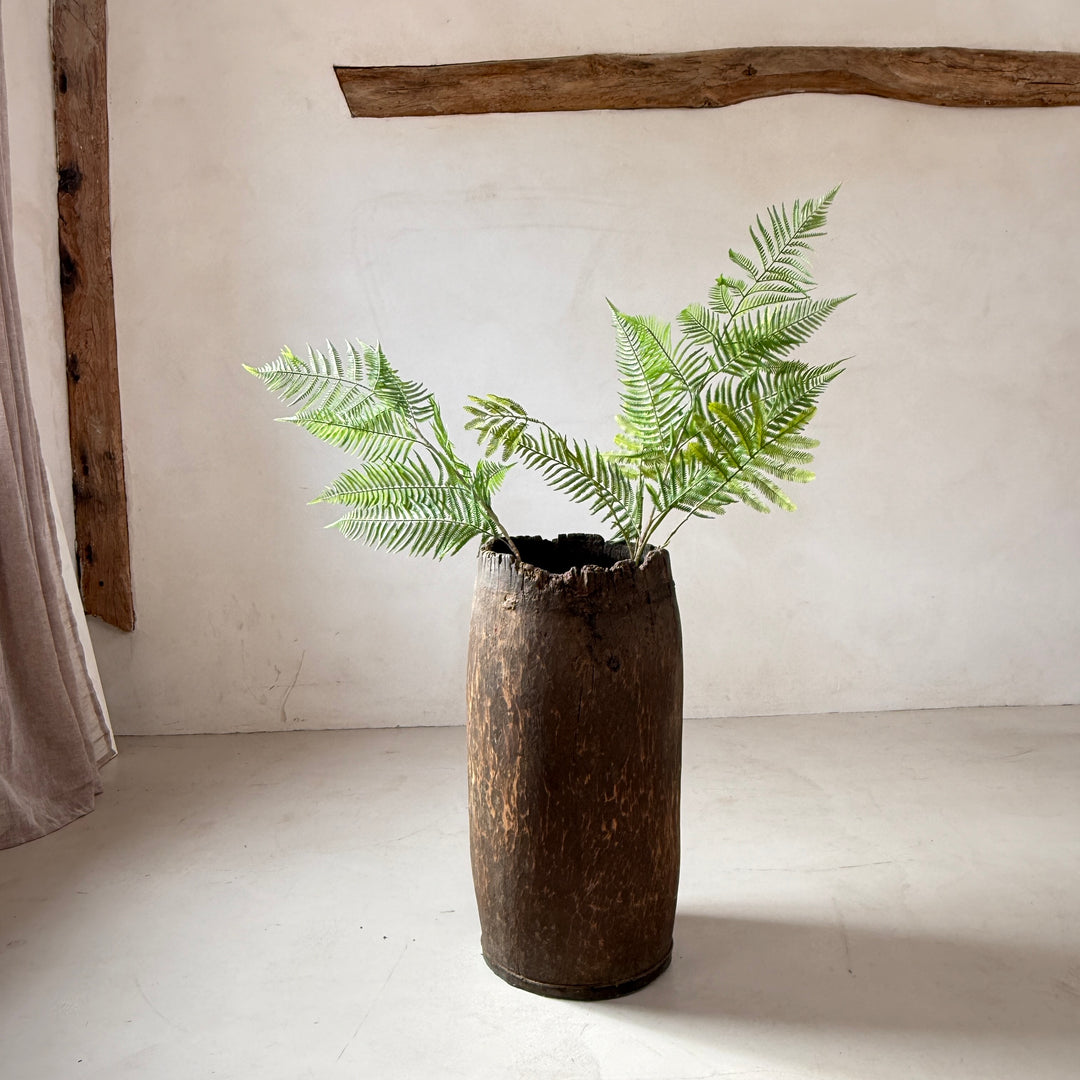 Antique African Wooden Grain Pot
