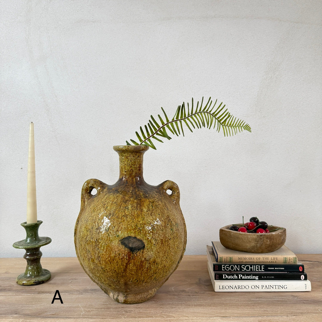 Large Yellow Tamegroute Vase
