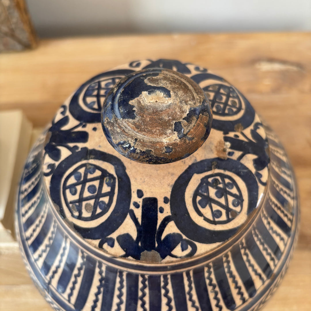 Antique Moroccan Safi Jubbaha Pot | Menna