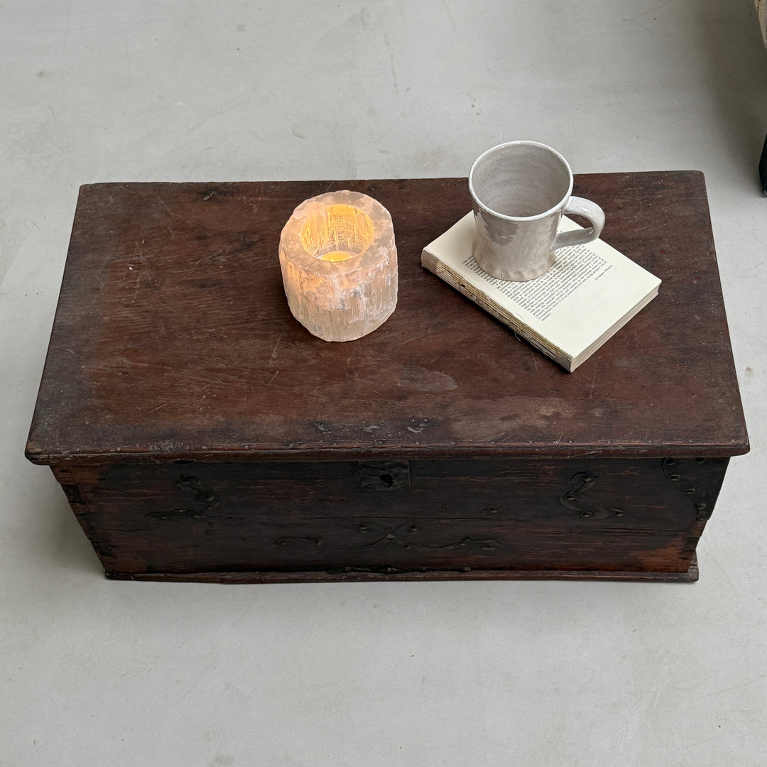 Small Antique Blanket Box | Violet