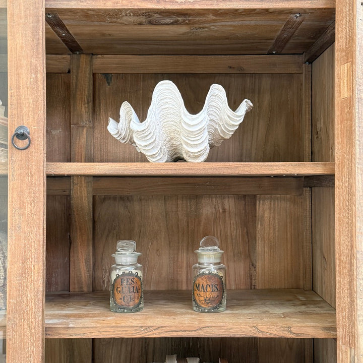 Eton Reclaimed Teak Cabinet Shelf Detail