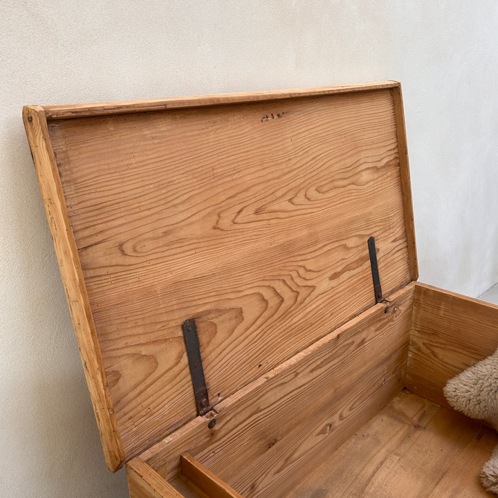 Extra Large Antique Blanket Box | Tew