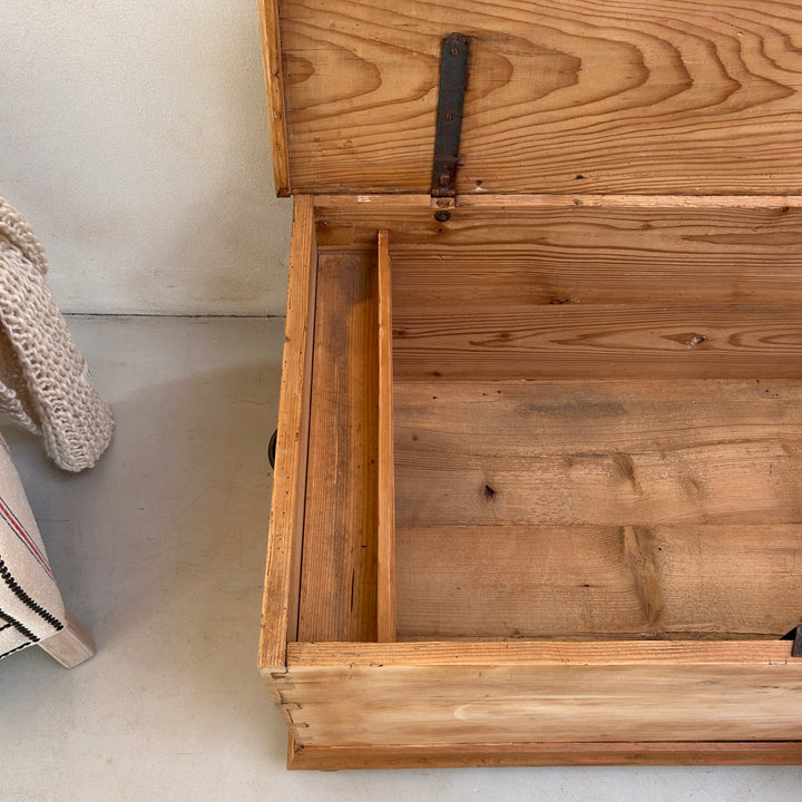 Extra Large Antique Blanket Box | Tew