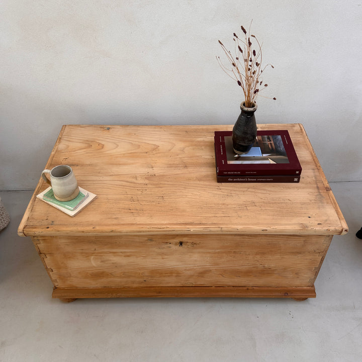 Extra Large Antique Blanket Box | Tew