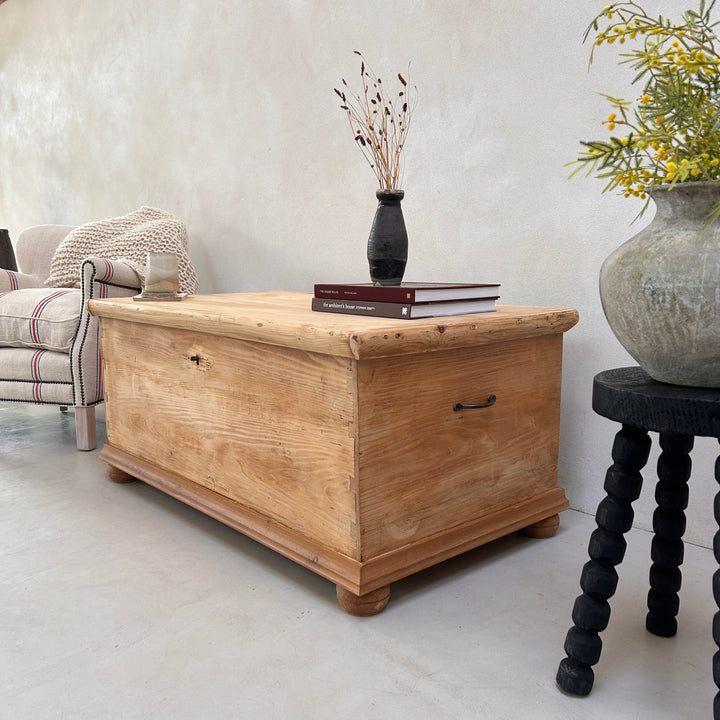 Extra Large Antique Blanket Box | Tew