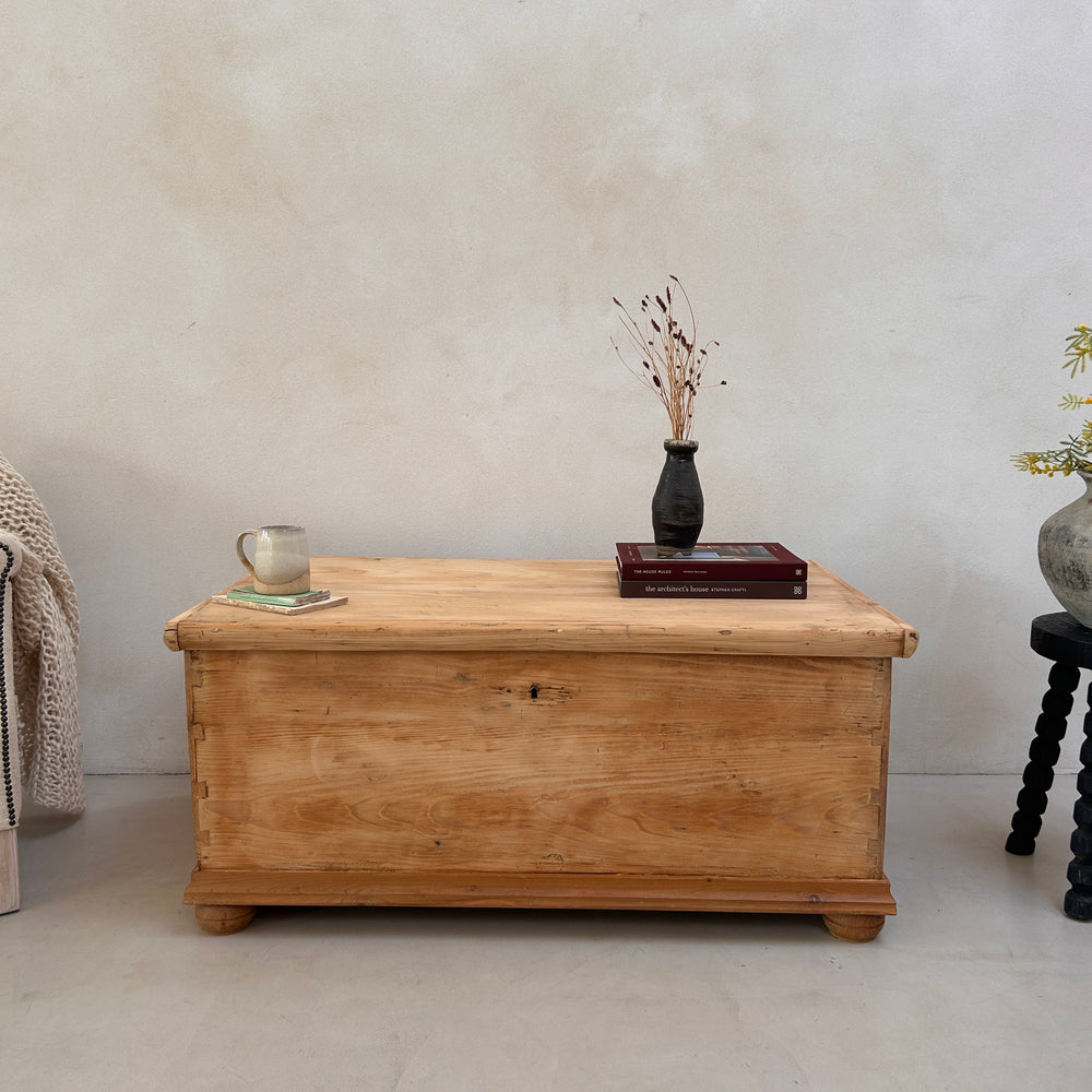 Extra Large Antique Blanket Box | Tew