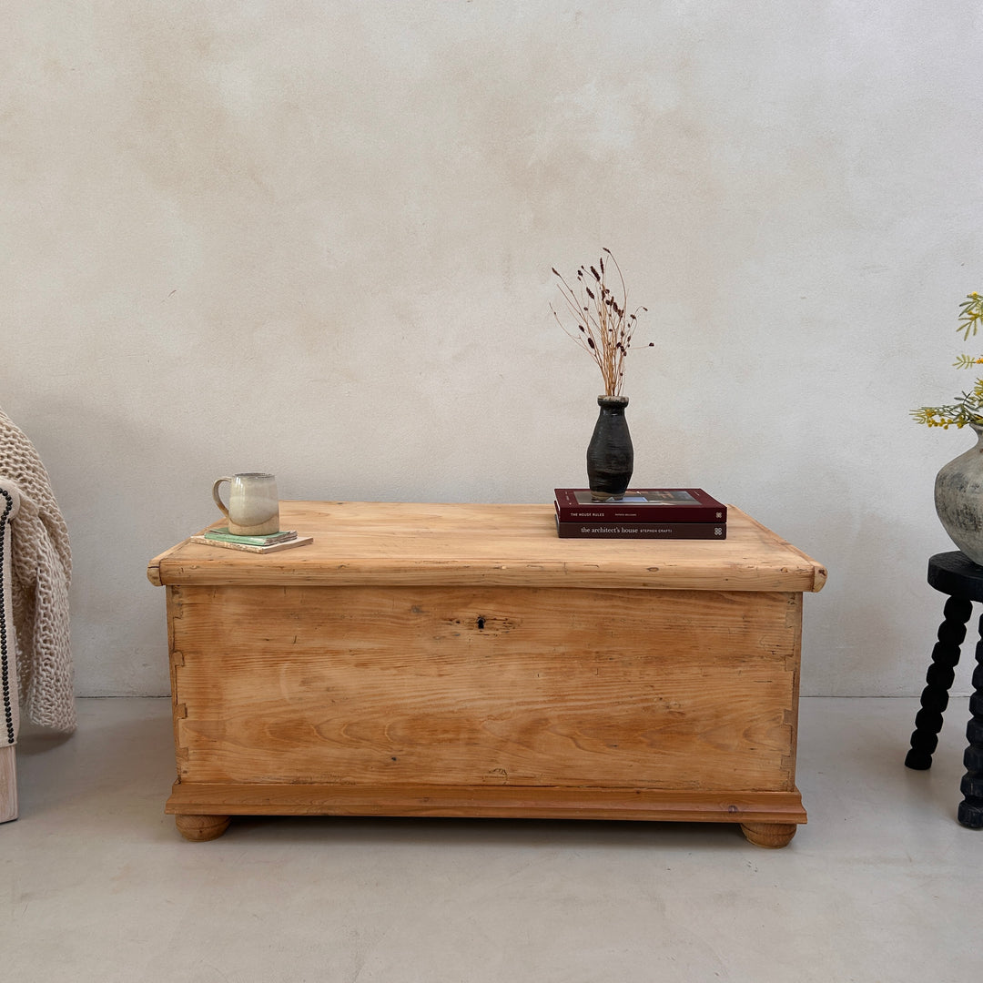 Extra Large Antique Blanket Box | Tew