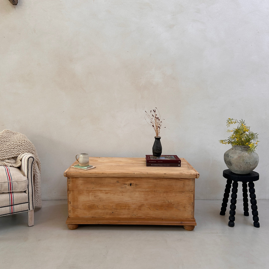 Extra Large Antique Blanket Box | Tew