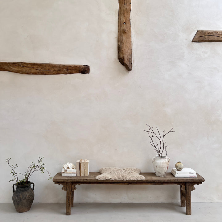 Extra Large Antique Elm Bench | Amity 