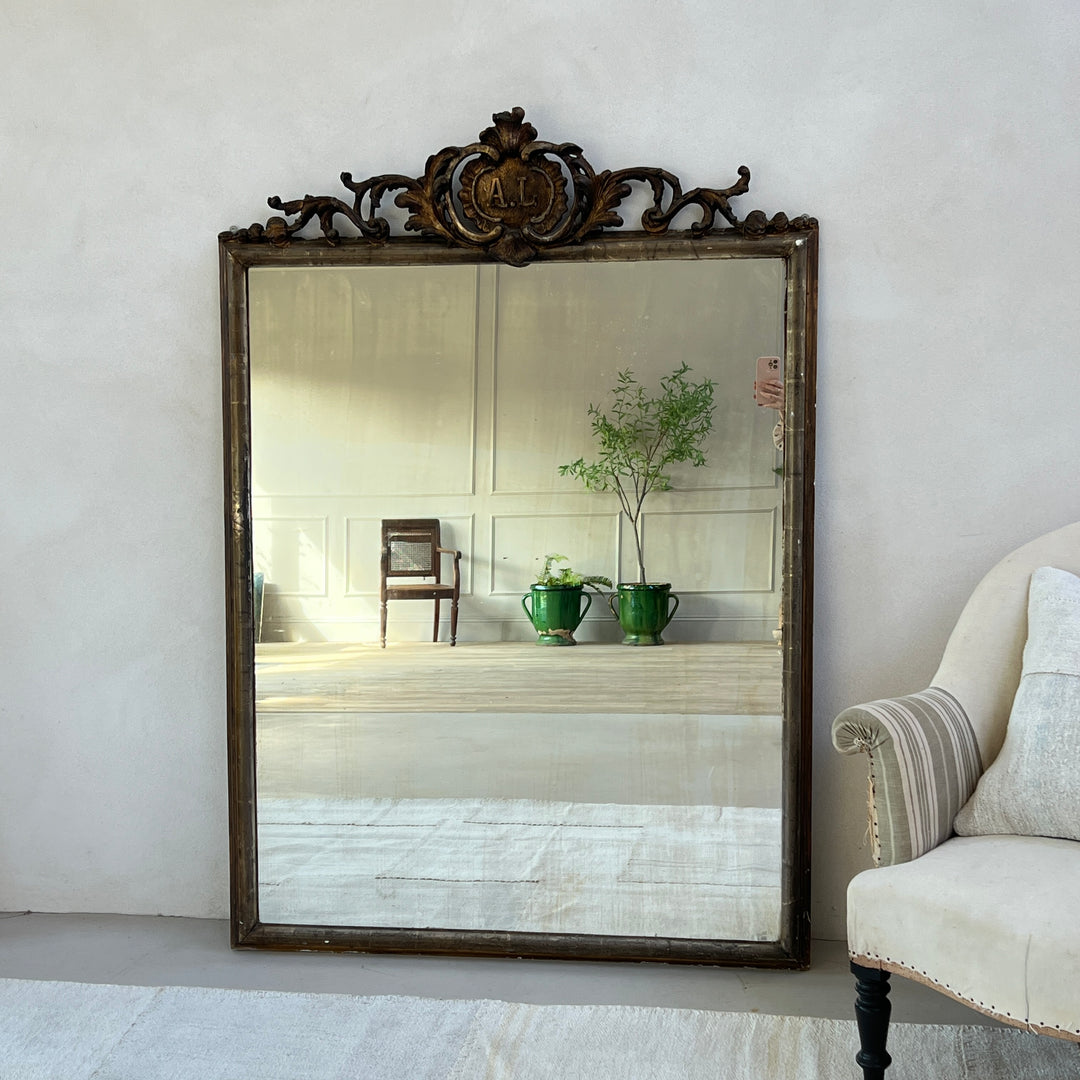 Extra Large Antique French Mirror Elizabeth