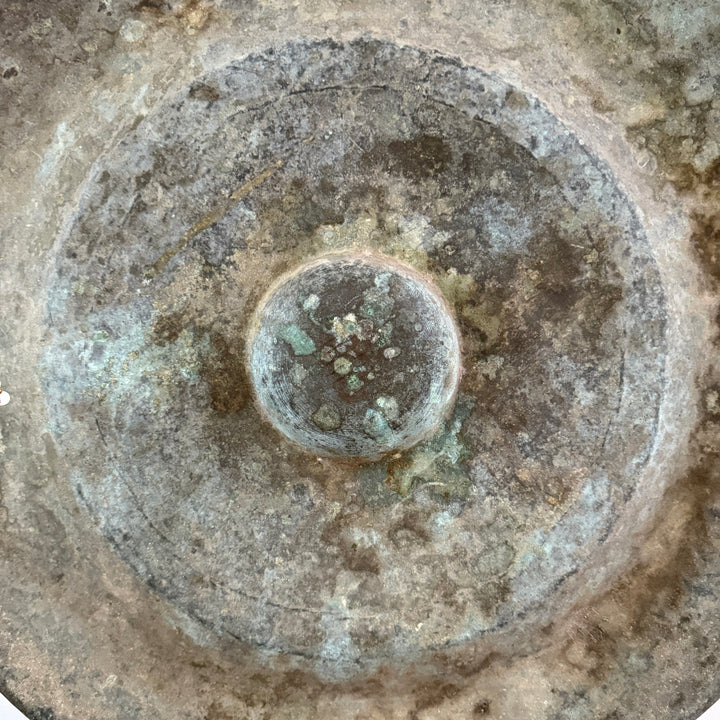 Extra Large Antique Gong on Stand | Sulawesi