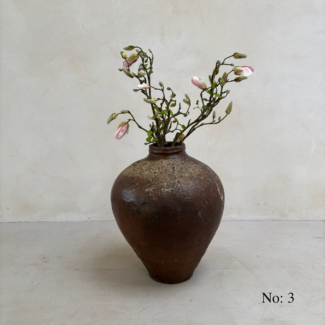 Extra Large Antique Green Preserve Pot | Leonora