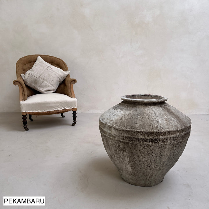 Extra Large Antique Java Pot | Indonesian Water Urn f 