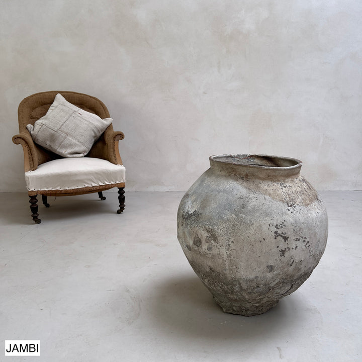 Extra Large Antique Java Pot | Indonesian Water Urn h 