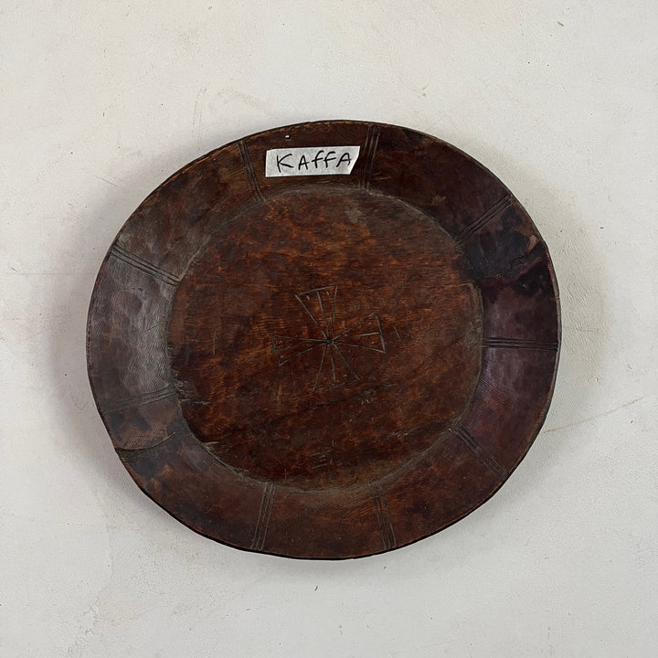 Extra Large Antique Wooden African Plates