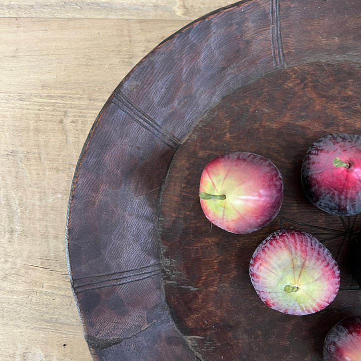 Extra Large Antique Wooden African Plates