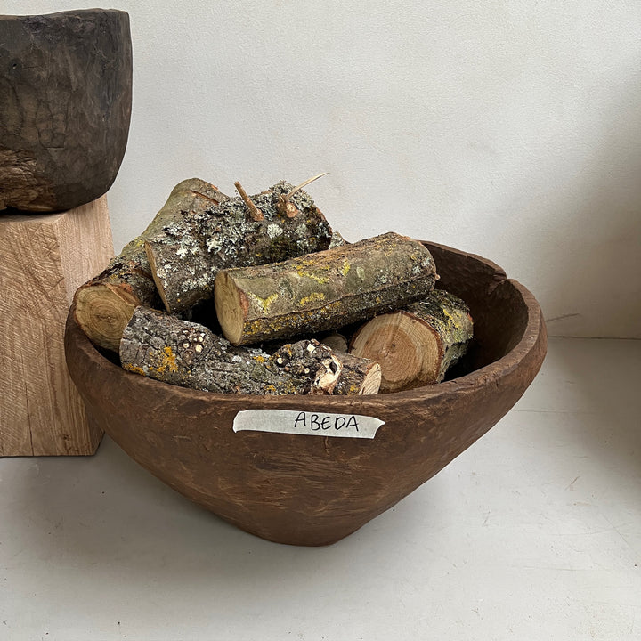 Extra Large Antique Wooden Root Bowl