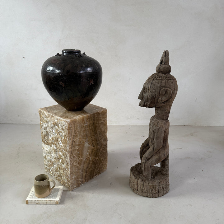 Extra Large Antique Wooden Sumba Statues