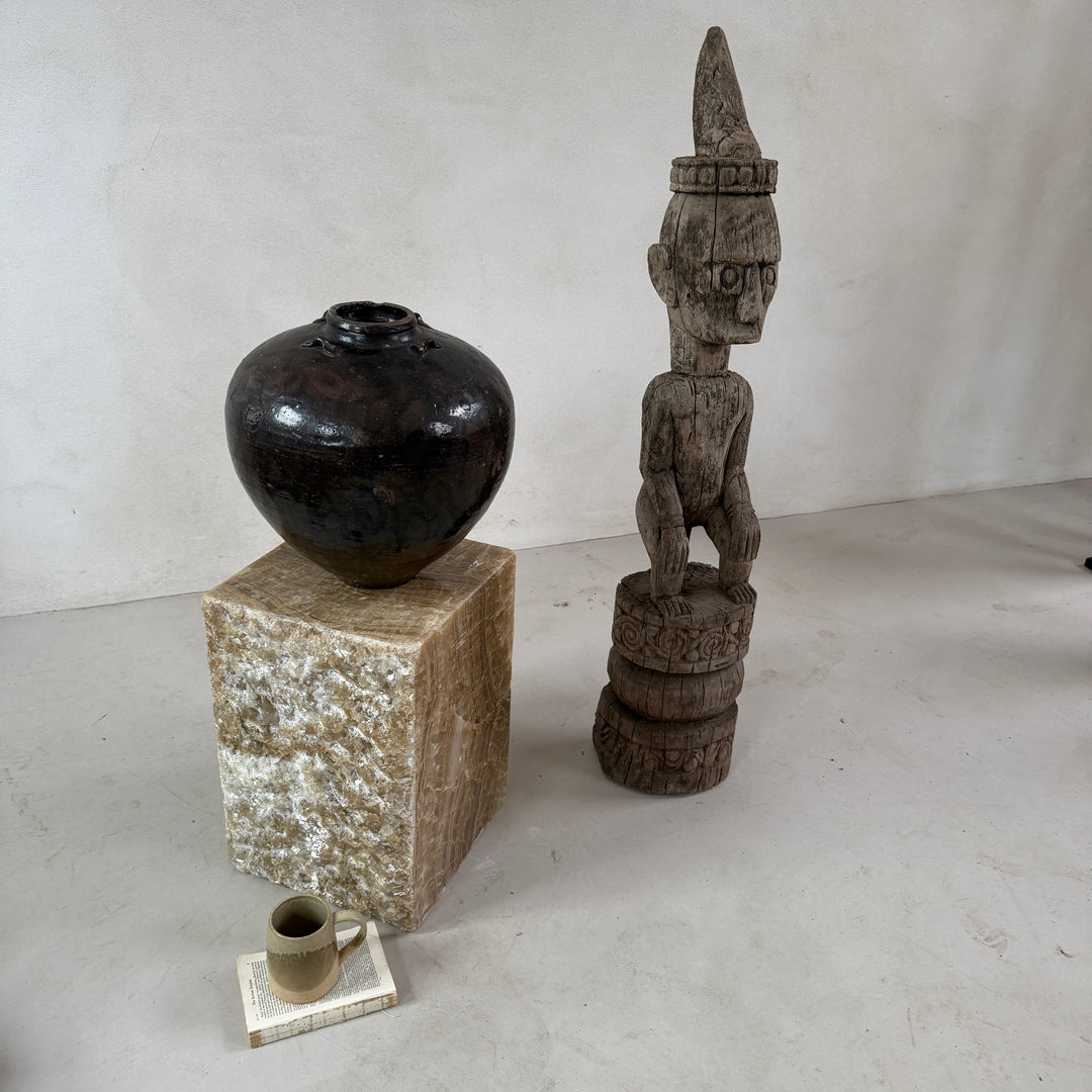 Extra Large Antique Wooden Sumba Statues