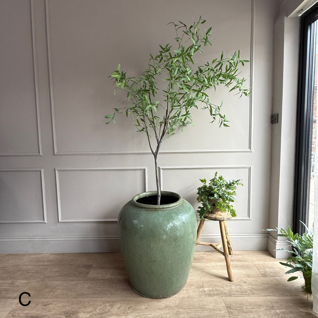 Extra Large Jade Antique Urn 