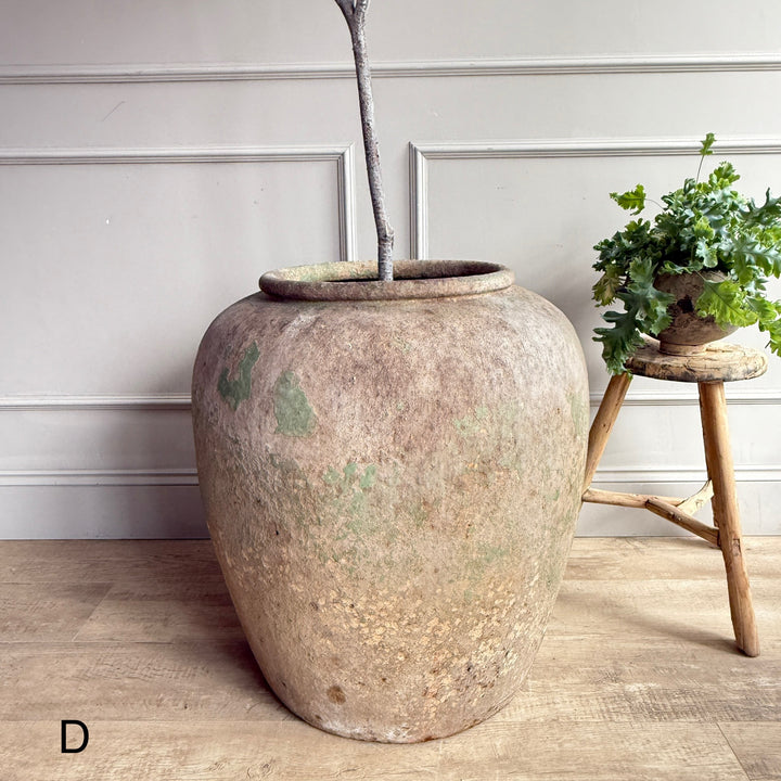 Extra Large Jade Antique Urn 