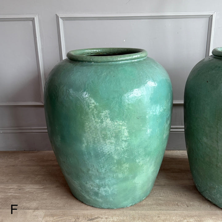 Extra Large Jade Antique Urn 