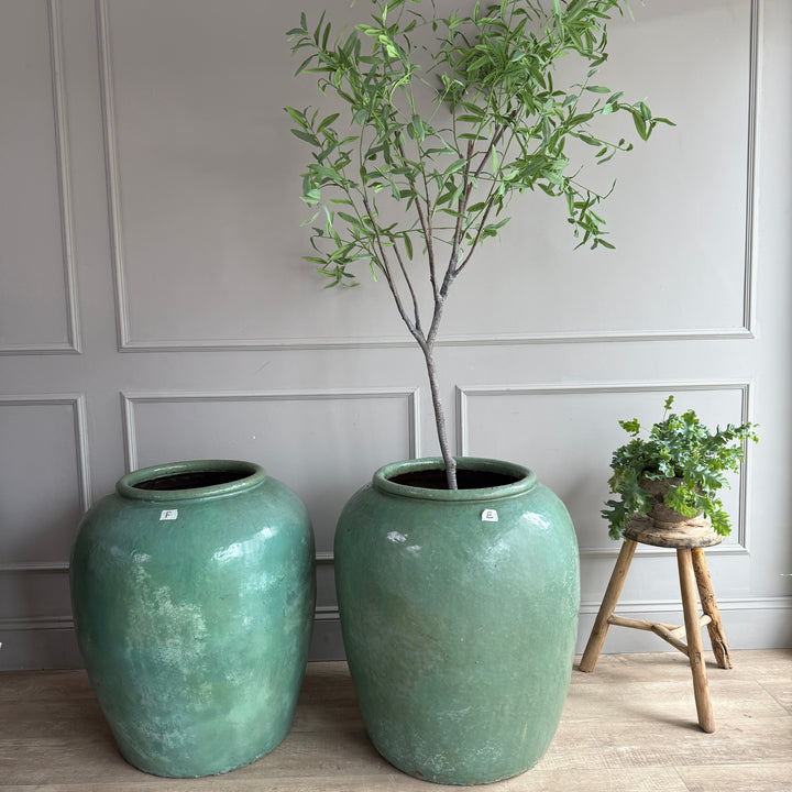 Extra Large Jade Antique Urn 