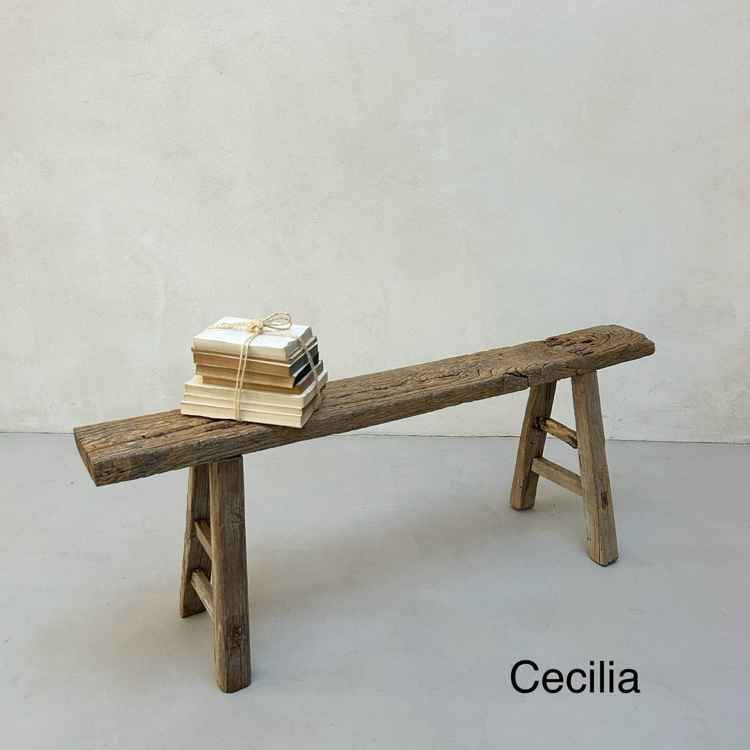 Extra Long Rustic Antique Bench | 122 to 150cm long