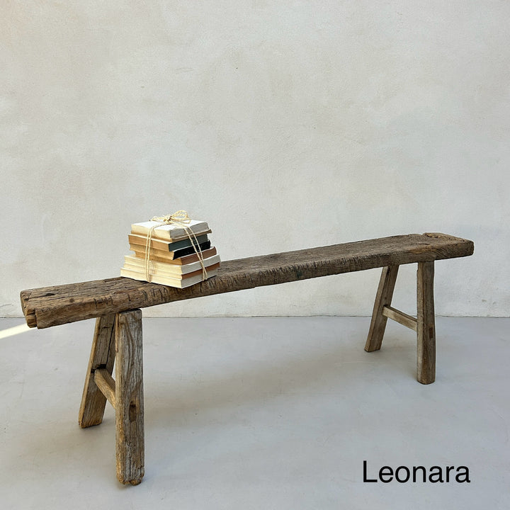 Extra Long Rustic Antique Bench | 122 to 150cm long