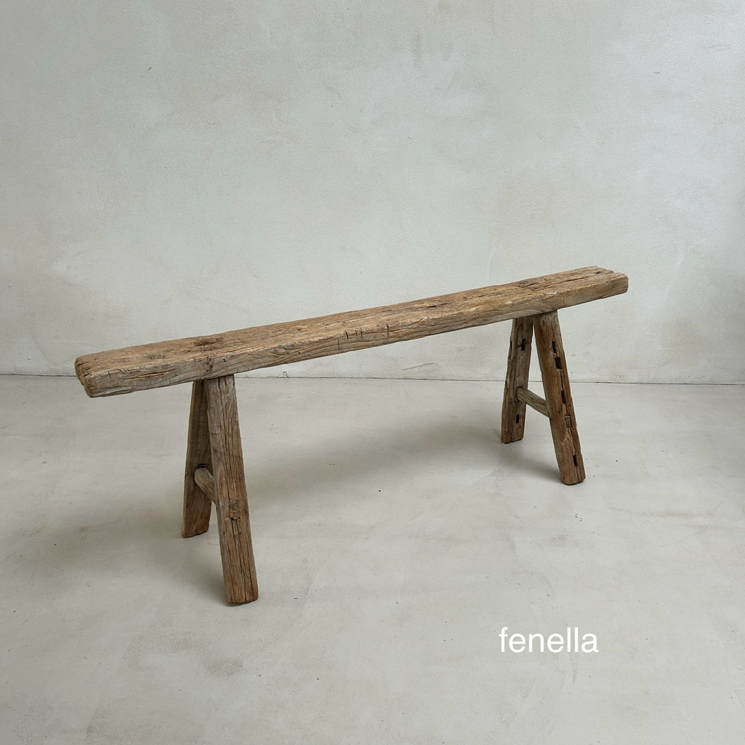 Extra Long Rustic Antique Bench | 122 to 150cm long