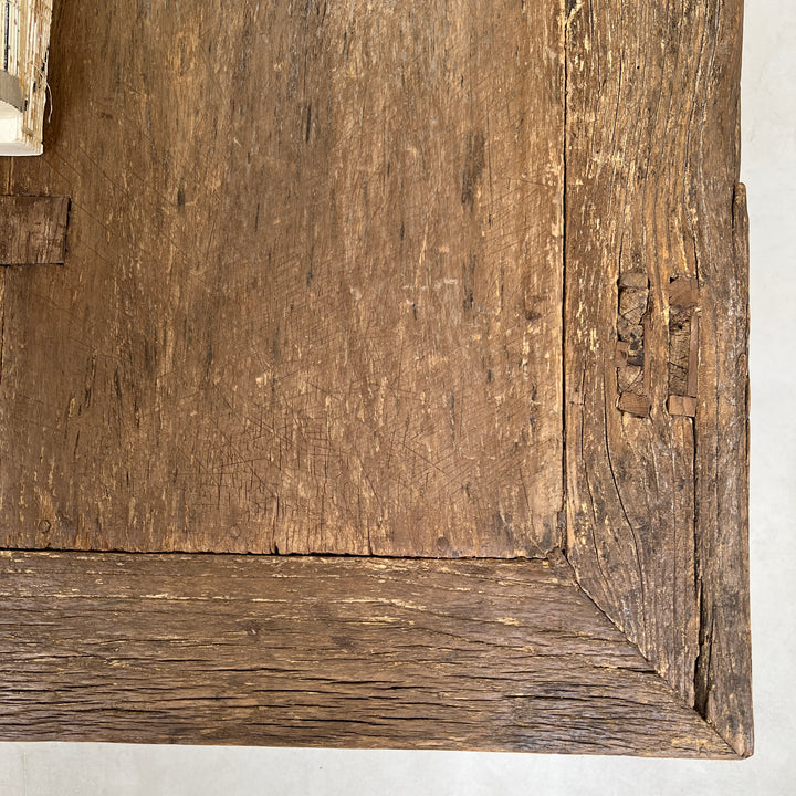 Extra large antique dark wood coffee table | Darcey 4 