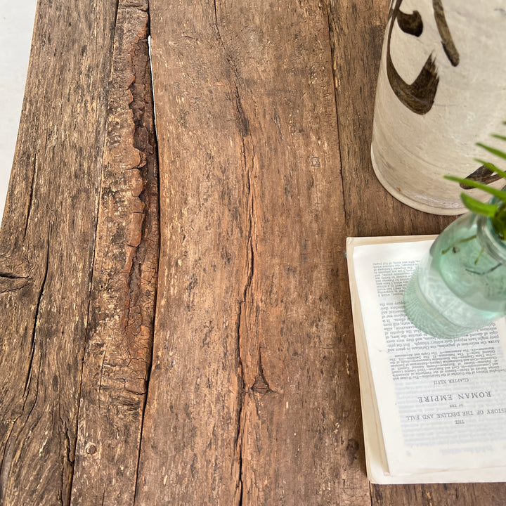 Extra large antique dark wood coffee table | Darcey 5 