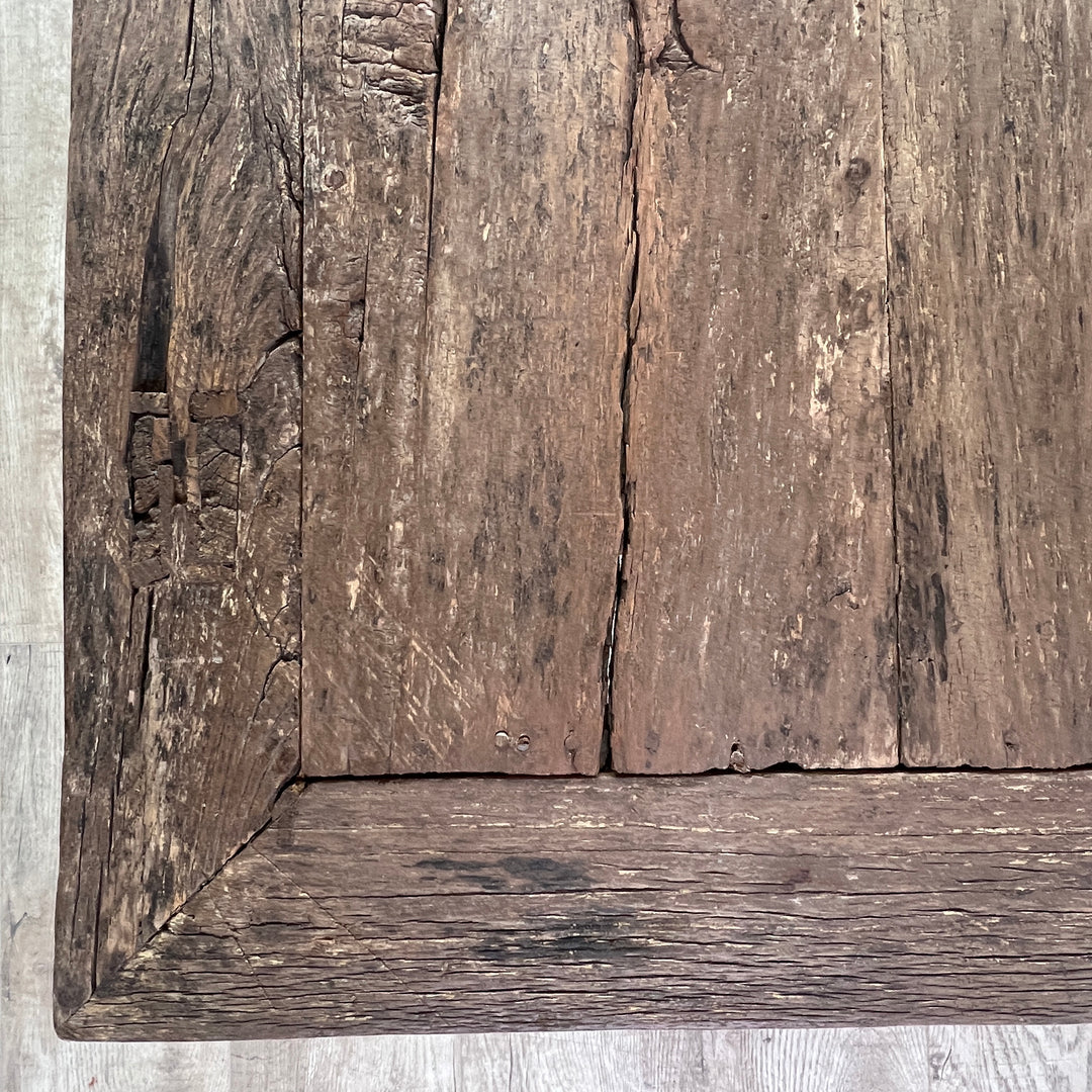 Extra large antique dark wood coffee table | Darcey 7 