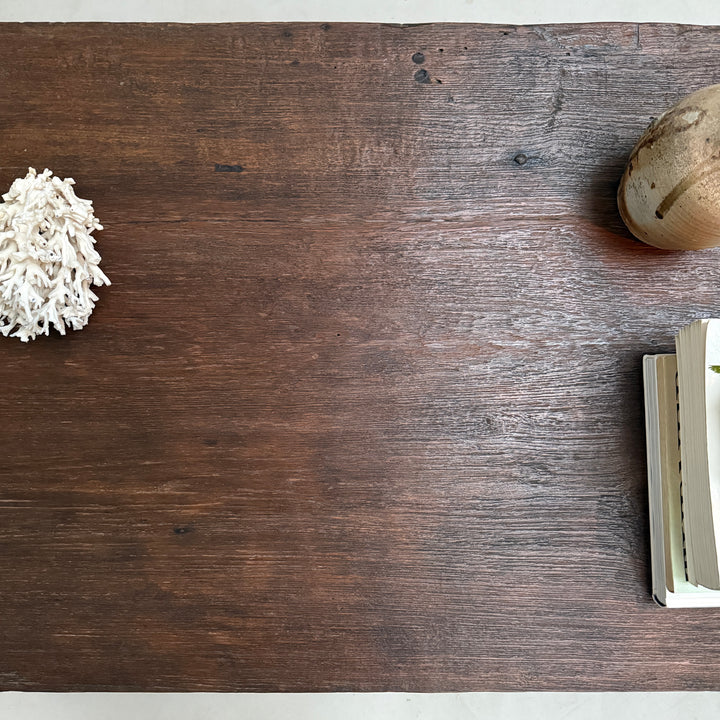 Extra large dark antique door coffee table Orlando