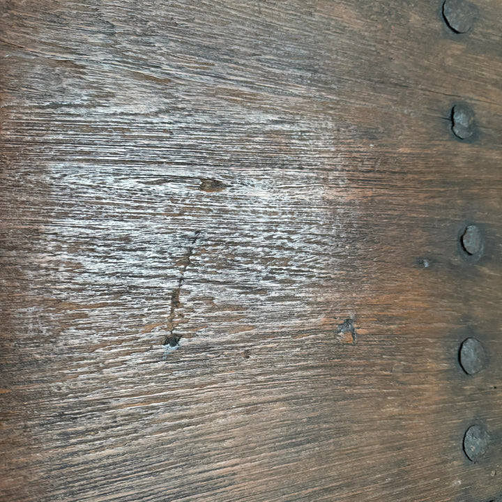 Extra large dark antique door coffee table Orlando