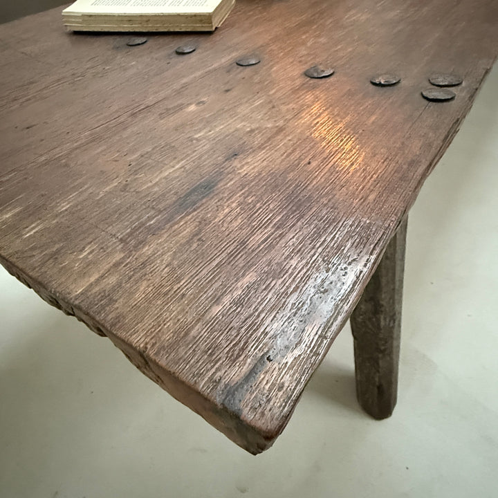 Extra large dark antique door coffee table Orlando