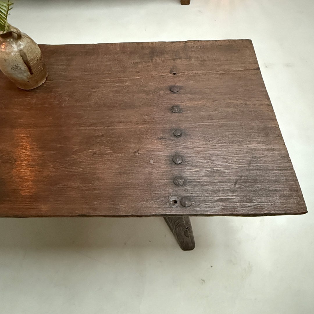 Extra large dark antique door coffee table Orlando