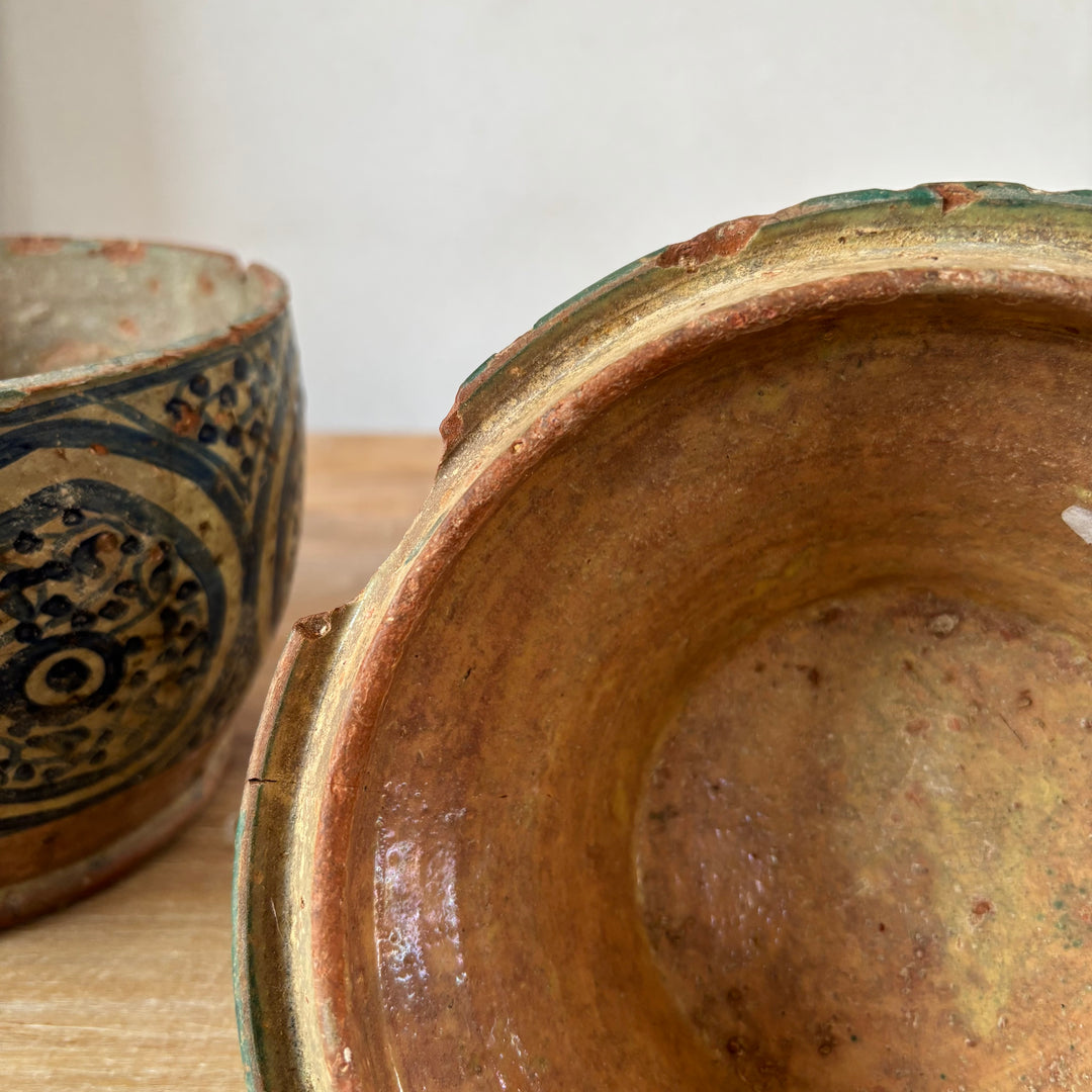 Antique Moroccan Safi Jubbaha Pot | Sulafa