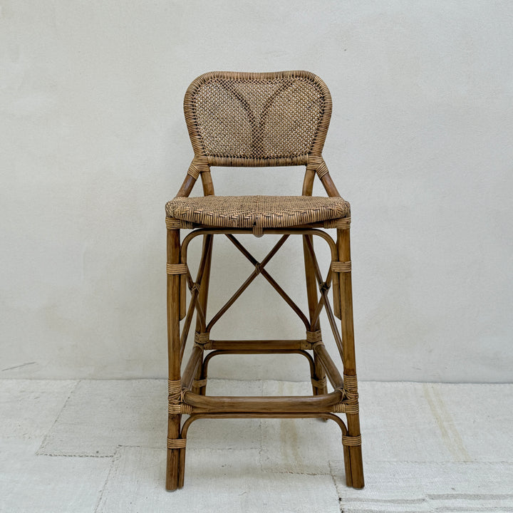 Rattan Bar Stool | Amelie