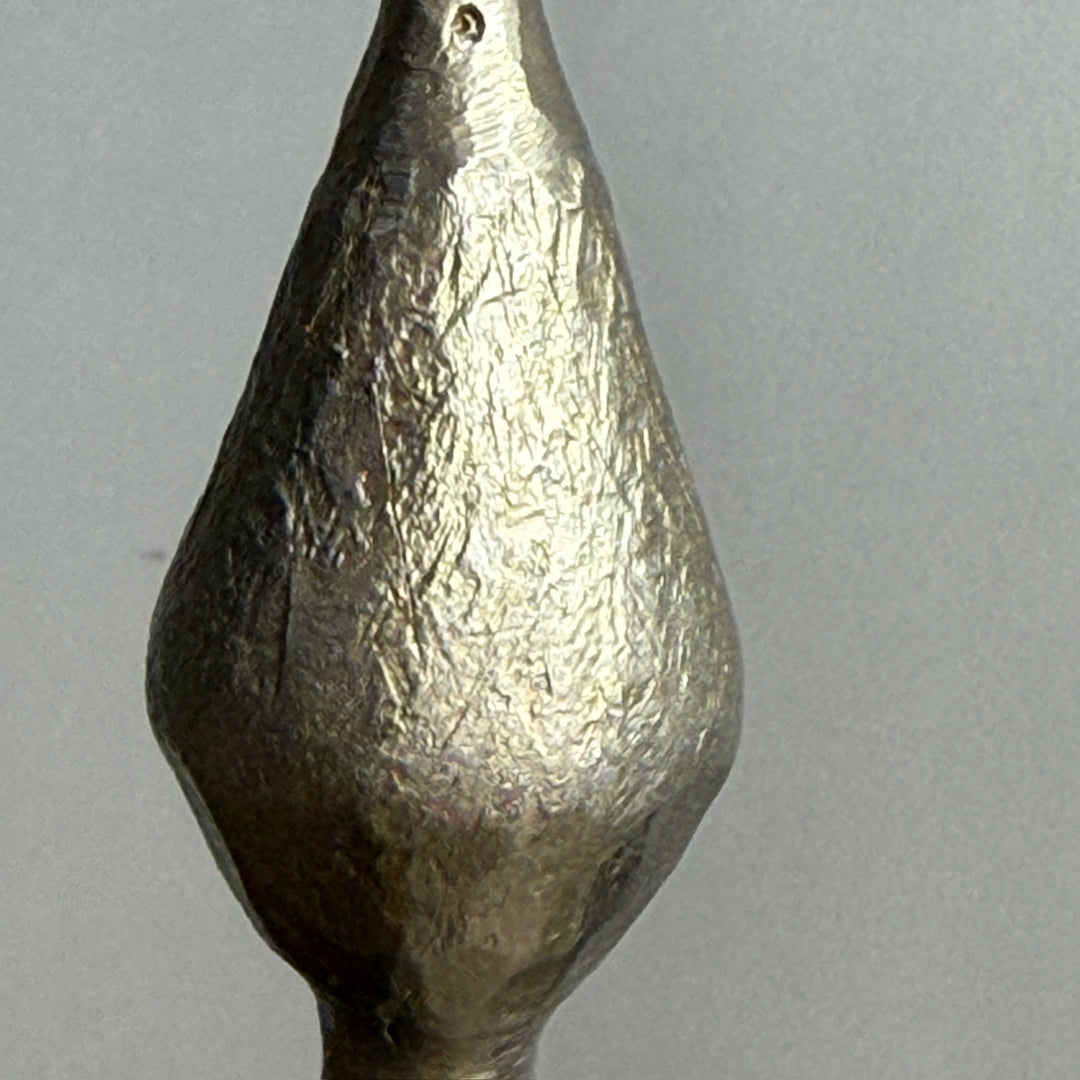 Hammered Brass Metal Candlestick Holder